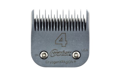 Oster Elite CryogenX Professional Animal Clipper Blade, Size # 4 Skip Tooth