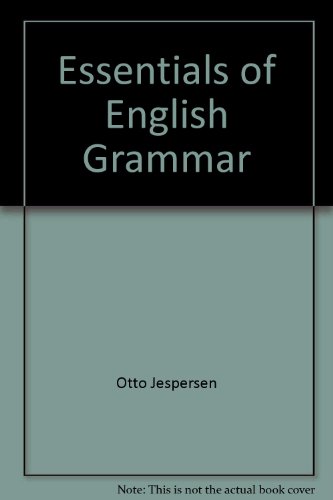 Essentials of English Grammar