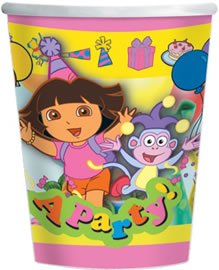Dora The Explorer Party Cups (Pack Of 8)