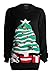 Forever Womens Unisex Rudolph Print 3D Nose Pom Pom Christmas Jumper