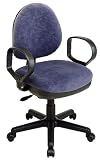 Contemporary Swivel Chair with Flex Back and Loop Arms By Office Star
