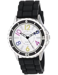 Cerentino Womens CR102-BLK  Black Silicone Rubber Watch