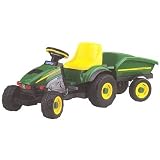 John Deere Farm Tractor and Trailer By Peg-Perego