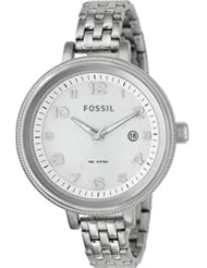 Fossil Bridgette Sport White Dial Stainless Steel Ladies Watch AM4305