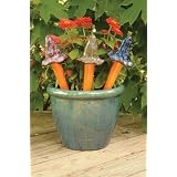 ACE Trading Brain 2 10404013 Bohemian Chic Mushroom Watering Stakes 4x4x12 (Pack of 12)