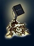 50er Solar LED Lichterkette Warmweiss
