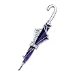 Purple Closed Umbrella Brooches And Pins