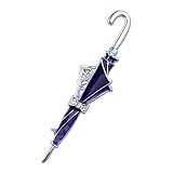Pugster Purple Closed Umbrella Brooches And Pins