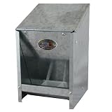 2.5kg Galvanised Feeder with Sloping Lid