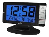 Acctim 14253 Matrix Jumbo LCD Smartlite Alarm Clock, Black