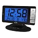 Acctim 14253 Matrix Jumbo LCD Smartlite Alarm Clock, Black