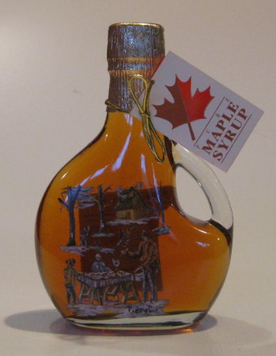 Ferguson Farms 100% Pure Vermont Maple Syrup, Grade A Medium, Table Time Glass Bottle 250ml (8.45oz)