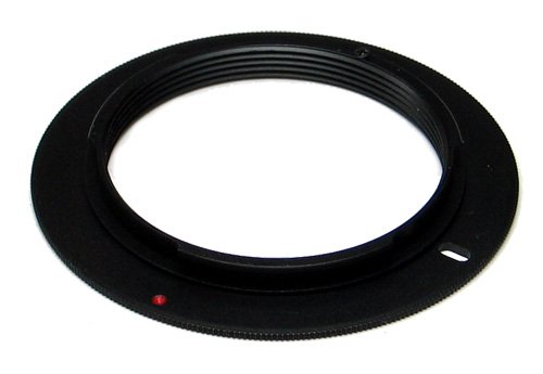 M42 Screw Mount Lens to Nikon AI Body Adapter, Black