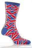 Mens 1 Pair SockShop Union Jack Design Cotton Rich Socks