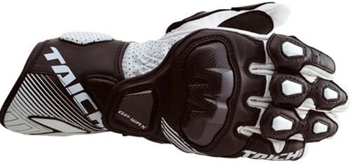 RS Taichi GP-WRX Racing Gloves - NXT052 (LARGE) (WHITE/BLACK)