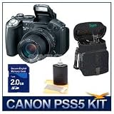 Canon PowerShot S5 IS Digital Camera - Best-Selling Super-Savings Bundle