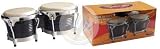 Produkt-Bild: Brazil Latin Deluxe Bongo Trommel Salsa Gr&ouml;&szlig;e 7,5" (19 cm), 8,5" (21,6 cm) Black