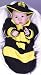 Infamt Baby Fire Chief Bunting Costume