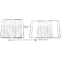 Universal Adjustable Wire Shelf For Oven And Grill, Extends from 35cm up to 56cm..