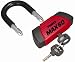 Trimax MAX60 Red Short Shackle U-Lock with PVC Sleeve