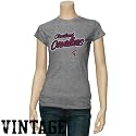 Cleveland Cavaliers Ladies Ash Basic Logo Triblend T-shirt