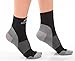 Plantar Fasciitis Compression Foot Socks - Foot Sleeves - X-Firm Graduated Support - 1 Pair Unisex (Medium, Black Closed Toe)