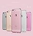 Klicnow Protective Cover for Apple iPhone 6, iPhone 6S case, Crystal Clear, Soft Gel Plating TPU Case 4.7 ONLY