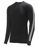 Helly Hansen Mens Lifa Dry Stripe Crew Black X-Small