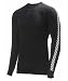 Helly Hansen Lifa Dry Stripe Crew - Black Large