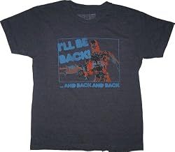 The Terminator I'll Be Back! ...and back and back Navy T-Shirt