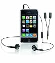 Macally TunePal Stereo Hands-Free Headset and Audio Splitter for iPhone and iPod