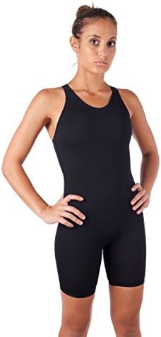 Nova Black Swimsuit - KLBLK Knee Length Bathing Suits for Women - US Size 16