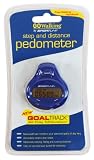 GO WALKING 340 STEP/DISTANCE GOAL TRACK PEDOMETER BLUE