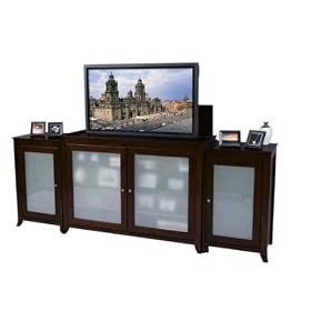 Touchstone Tuscany full size cabinet with side media storage. by Touchstone