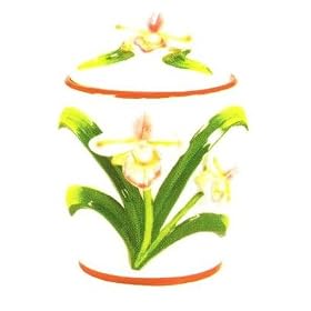 ORCHID 3-Dimensional Cookie Jar *NEW!* by KMC/KK-Orchid
