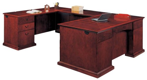 Office Furniture DMI - Left Executive U-Shaped Desk - Executive Office Furniture / Home Office Furniture - 7302-58