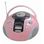 Xtreme CD509 Portable CD Boombox with AM/FM Radio - Pink