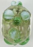 Quiges Beads Charms Murano Glass-Silver