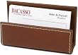 Rustic Brown Leather Business Card Holder