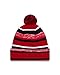 NCAA Nebraska Cornhuskers New Era College NE14 Sport Knit Beanie, One Size, Red