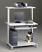 Computer Cart in Gray/ Dove Gray - Mayline Office Furniture - 8350MRGRYGRY