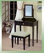 Cappuccino Finish Vanity Set