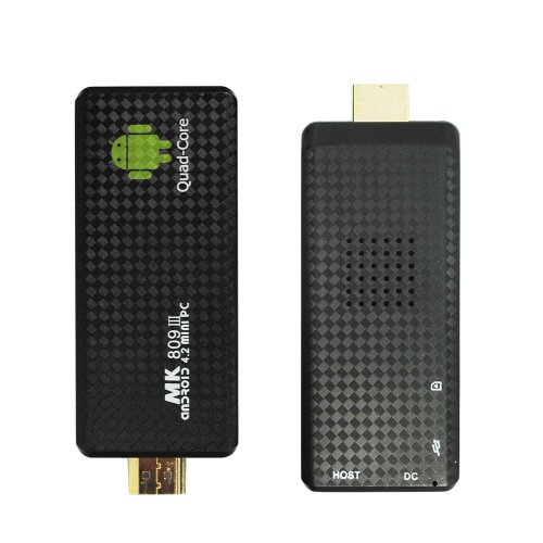Mr.Tech MK809 III RK3188 Quad Core Cortex A9 4.2 Androind MINI PC TV BOX XBMC 2GB/8GB UP to 1.6GHZ Mali-400MP4 Support External 3g and OpenGLES2.0/1.1 and OpenVG1.1