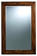 Kyoto Asian Style Mirror Dark Brown 41"H x 27"W, 41"Hx27"W, DARK BROWN