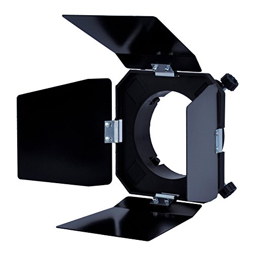 Neewer Black Four Leaf Barn Door Barndoor for Photography Studio Flash