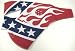 Rebel Flag Flames Neoprene Motorcycle Face Mask Dixie Image
