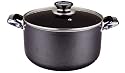 Imperial 8.5 Quart Stockpot With Glass Lid, Hammertone