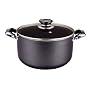 Imperial 8.5 Quart Stockpot With Glass Lid, Hammertone