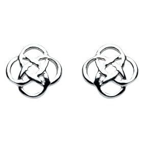Heritage Sterling Silver 4216 Celtic Open Knotwork Stud Earrings 4216HP