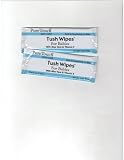 PureTouch Tush Wipes for Babies Individual Flushable Moist Wipes / Bulk 350 Single-Use-Packets